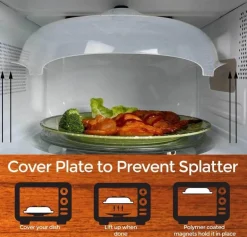 Mikrowellen-Abdeckung – lebensmittelsicherer Deckel zum einfachen Erhitzen