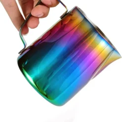 Milchaufschäumerbecher aus Edelstahl für Latte Art-Kaffeebereiter