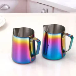 Milchaufschäumerbecher aus Edelstahl für Latte Art-Kaffeebereiter