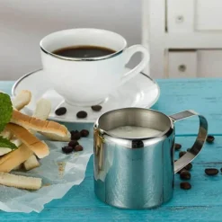 Milchaufschäumkännchen - Espresso-Latte-Kännchen aus Edelstahl