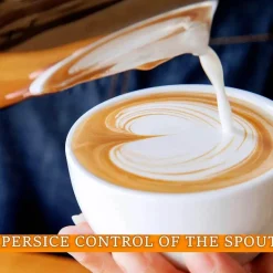 Milchaufschäumkännchen aus Edelstahl – 400 ml Kaffeedampfer für Schaum in Barista-Qualität