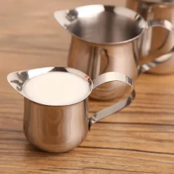 Milchaufschäumkrug aus Edelstahl – 12 oz Espresso-Kaffeeaufschäumer