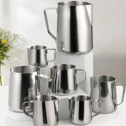 Milchaufschäumkrug aus Edelstahl – Barista-Werkzeug für Lattes und Cappuccinos