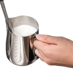 Milchaufschäumkrug aus Edelstahl – Barista-Werkzeug für Lattes und Cappuccinos
