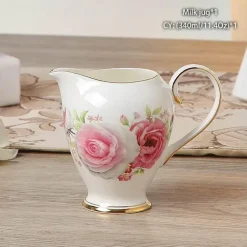 Milchkännchen aus Bone China – Eleganter Milchkännchen für Tee und Kaffee