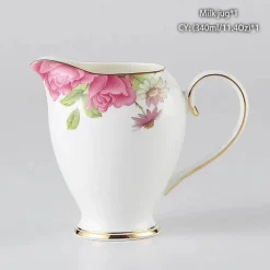 Milchkännchen aus Bone China – Eleganter Milchkännchen für Tee und Kaffee