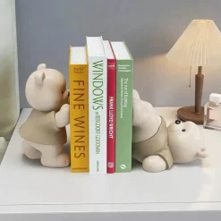 Milo Bär Buchstützen – Niedliche Kinderzimmerdekoration, Kinderzimmerzubehör