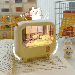 Mini Art TV Nachtlampe - Dekorativer Wohnakzent