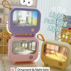 Mini Art TV Nachtlampe - Dekorativer Wohnakzent