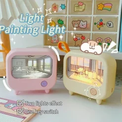 Mini Art TV Nachtlampe - Dekorativer Wohnakzent