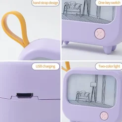 Mini Art TV Nachtlampe - Dekorativer Wohnakzent