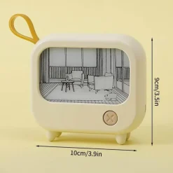 Mini Art TV Nachtlampe - Dekorativer Wohnakzent