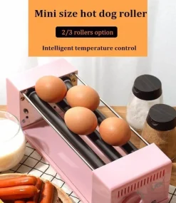 Mini Hot Dog Roller - Kompaktes Heizgerät für perfekt gegarte Snacks