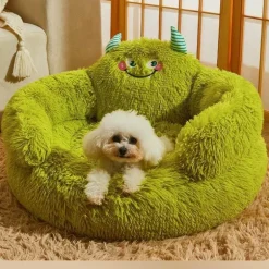 Mini Monster Kuschelbett - Gemütliches Haustierbett für Kleintiere