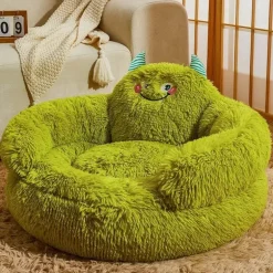 Mini Monster Kuschelbett - Gemütliches Haustierbett für Kleintiere