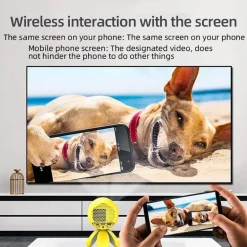 Mini Portable LED Projector - 1080P Home Theater Device