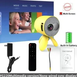 Mini Portable LED Projector - 1080P Home Theater Device