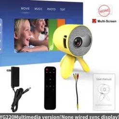 Mini Portable LED Projector - 1080P Home Theater Device
