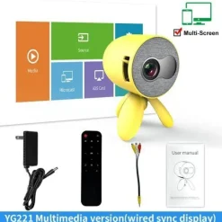 Mini Portable LED Projector - 1080P Home Theater Device