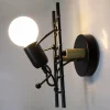 Mini Robot Wall Lamp - Decorative Night Light