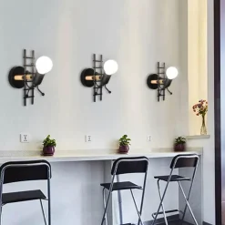 Mini Robot Wall Lamp - Decorative Night Light
