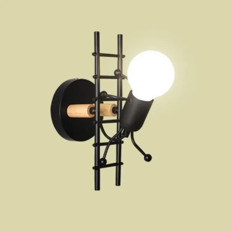 Mini Robot Wall Lamp - Decorative Night Light