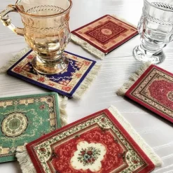 Mini Türkischer Teppich Untersetzer - Dekorative Tassenmatte