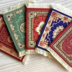 Mini Türkischer Teppich Untersetzer - Dekorative Tassenmatte