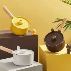 Mini-Antihaft-Cartoon-Töpfe – süßes Küchenkochgeschirr