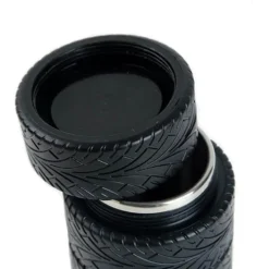 Mini-Autoreifen-Thermoskanne – Kreativer Reisebecher für Autos