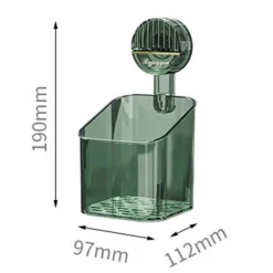 Mini-Badezimmer-Organizer mit Saugnapf – platzsparendes Aufbewahrungsregal