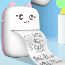 Mini-Bluetooth-Thermoetikettendrucker von Cat Design