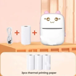 Mini-Bluetooth-Thermoetikettendrucker von Cat Design