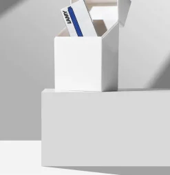 Mini-Clamshell-Aufbewahrungsbox – kompakter Organizer