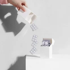 Mini-Clamshell-Aufbewahrungsbox – kompakter Organizer