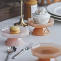 Mini-Dessertständer aus Glas – elegante Kuchen-Servierplatte
