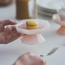 Mini-Dessertständer aus Glas – elegante Kuchen-Servierplatte