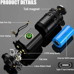 Mini-EDC-Taschenlampe – Leistungsstarkes Outdoor-Taschenlicht