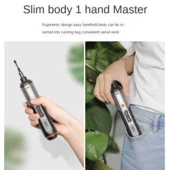 Mini-Elektroschrauber-Set – Kompaktes Heimwerker-Werkzeugset