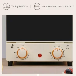 Mini-Elektro-Toasterofen mit 3 Ebenen – kompaktes Küchengerät
