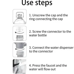 Mini-Flaschenhalter für Wasserspender – kompakter Getränke-Organizer