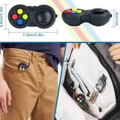 Mini-Game-Controller-Zappelspielzeug – Gaming-Gadget zum Stressabbau