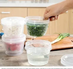 Mini-Gemüseabtropfgestell – Küchenorganizer für frische Produkte