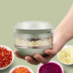 Mini-Gemüseschneider - Tragbarer manueller Lebensmittelschneider