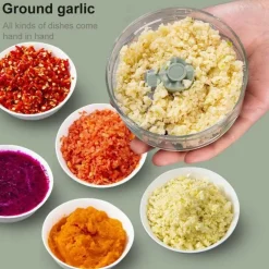 Mini-Gemüseschneider - Tragbarer manueller Lebensmittelschneider