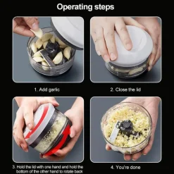 Mini-Gemüseschneider - Tragbarer manueller Lebensmittelschneider