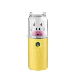 Mini-Gesichtsdampfer mit Cartoon-Tiermotiv – wiederaufladbarer USB-Luftbefeuchter