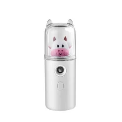 Mini-Gesichtsdampfer mit Cartoon-Tiermotiv – wiederaufladbarer USB-Luftbefeuchter