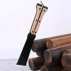 Mini-Handsäge zum Zusammenklappen – Scharfes doppelseitiges Werkzeug