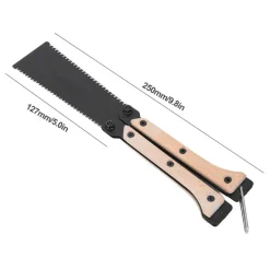 Mini-Handsäge zum Zusammenklappen – Scharfes doppelseitiges Werkzeug